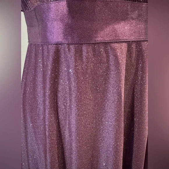 Like New Elegant Purple Evening Gown - Picture 3 of 8